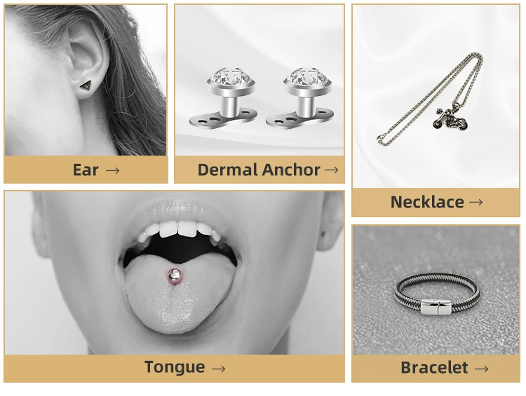 Dumbbell Barbell Stud Earring Punk Style Round Earring Women Men Stud