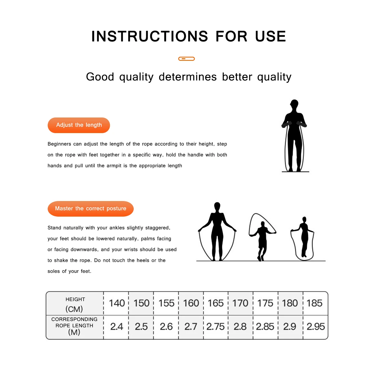 New Product Adjustable Portable Kids Skipping Rope Custom Premium Light