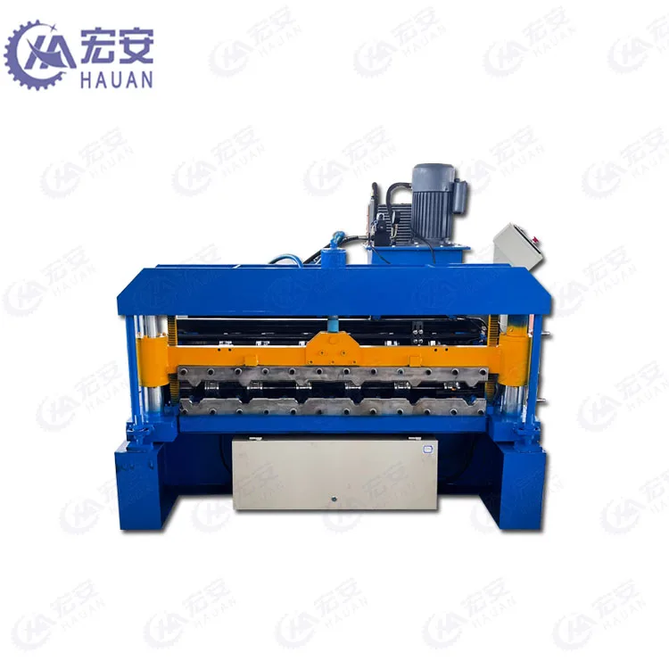 High Quality Automatic Roll Forming Color Steel Metal Profile Glazed Brick Roof Tile Making Machine