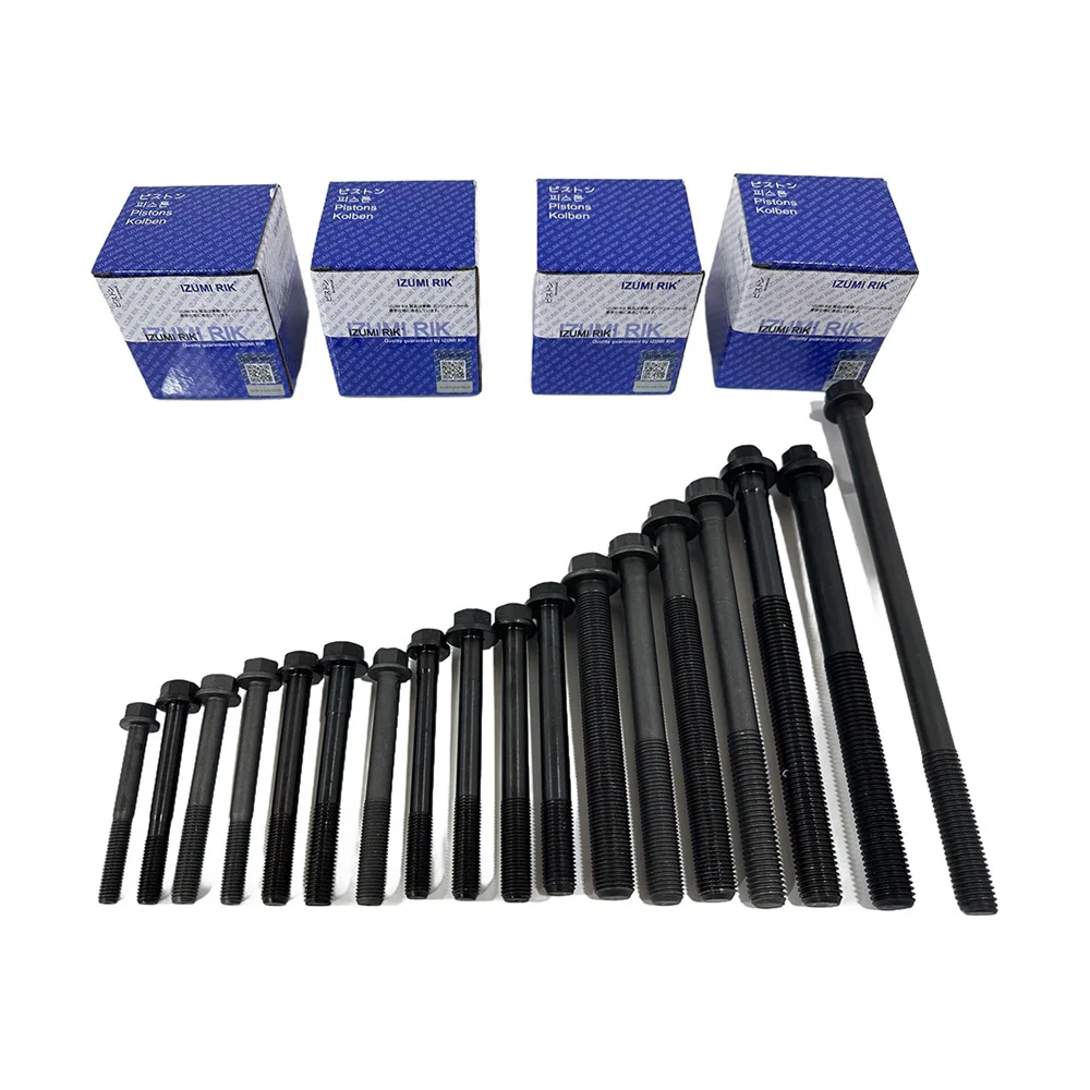 IZUMI RIK 8DC8, 8DC9, 8DC10, 8M20 Болт на главата за Mitsubishi Части за дизелови двигатели