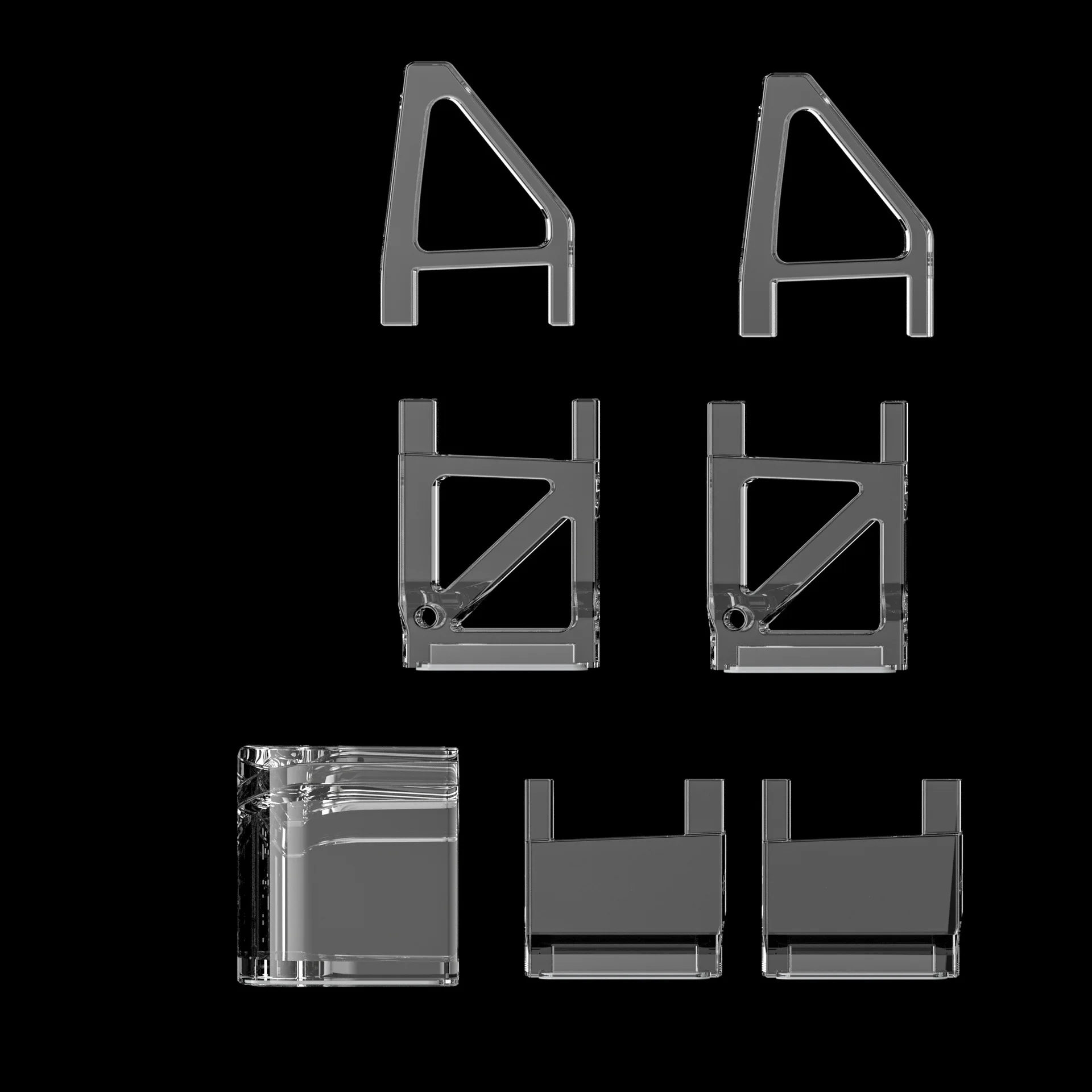 Laudtec LX401 ホスト水平ブラケット デスクトップ設置ブラケット フラット設置ホスト シンプルブラケット PS5スリム用  