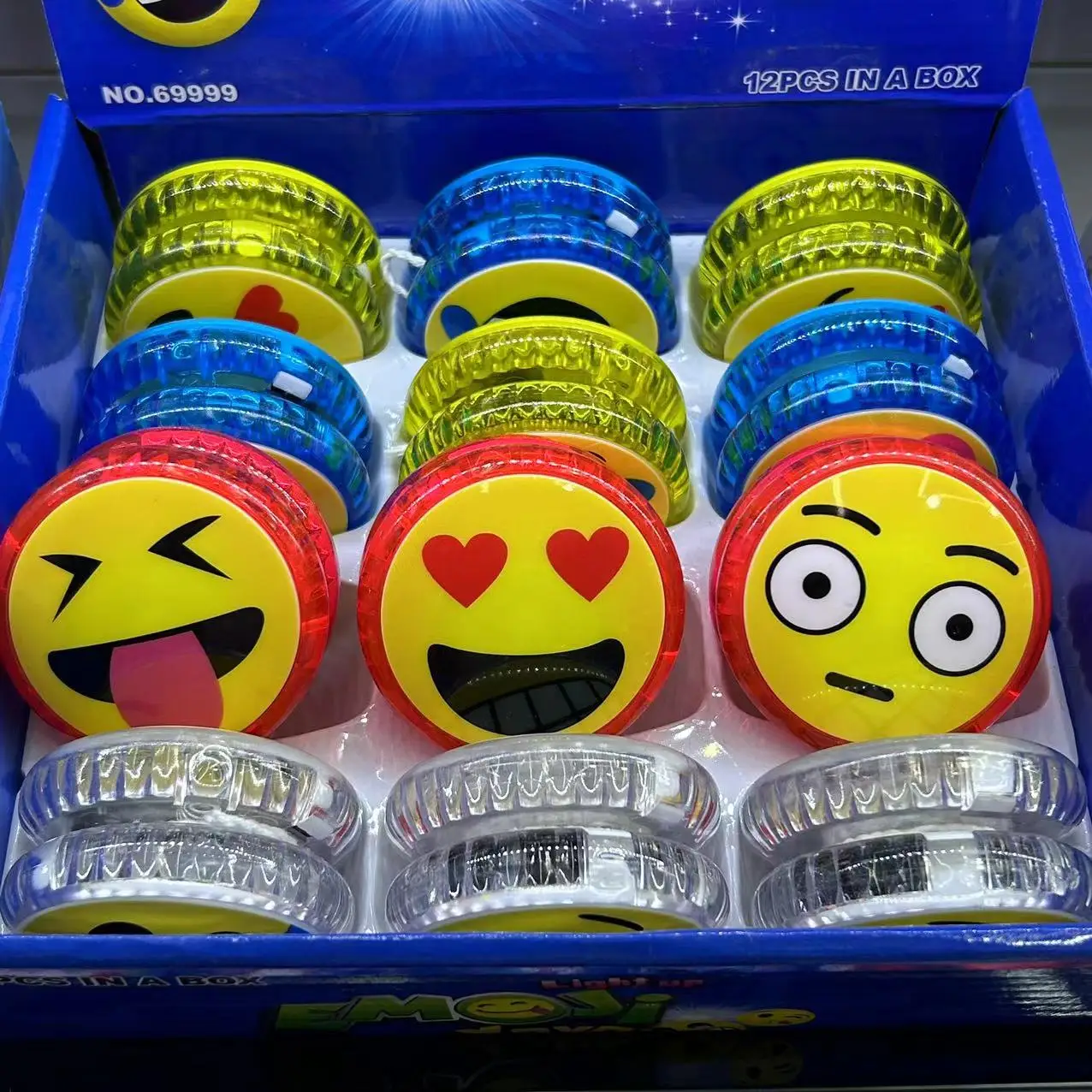 Недорогой подарок для детей Забавный йо-йо со светом разноцветная детская