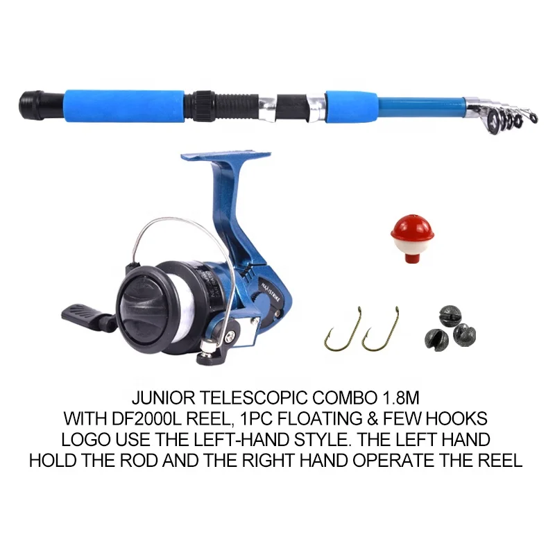 Telescopic Fishing Rods Reel Combo Junior