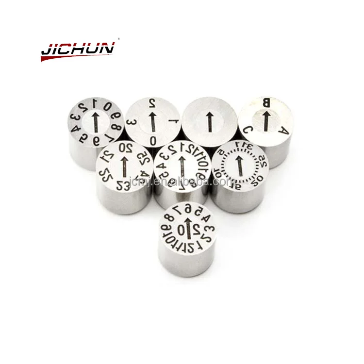 High Precision Injection Mold  Date Mark Marked Insertions Pin Sets for Plastic Mold