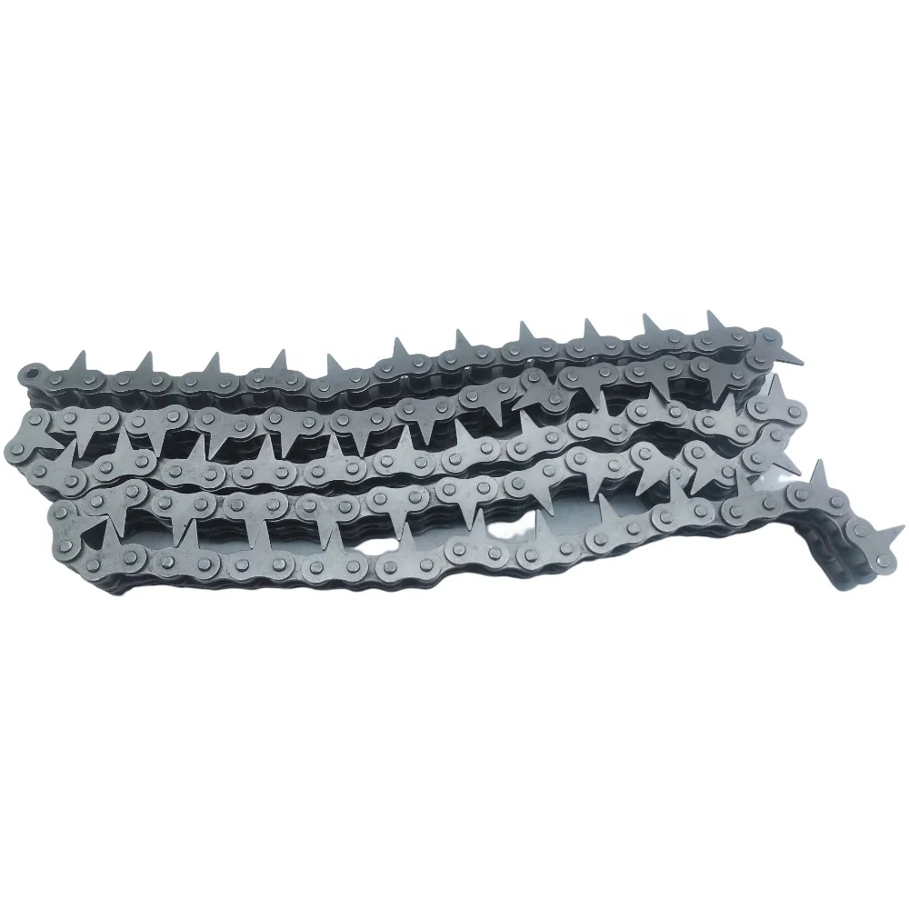 Factory Custom Agricultural 40Mn sharp Top Conveyor Roller Chain With Attachments