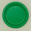 green 7inch plate*10pcs
