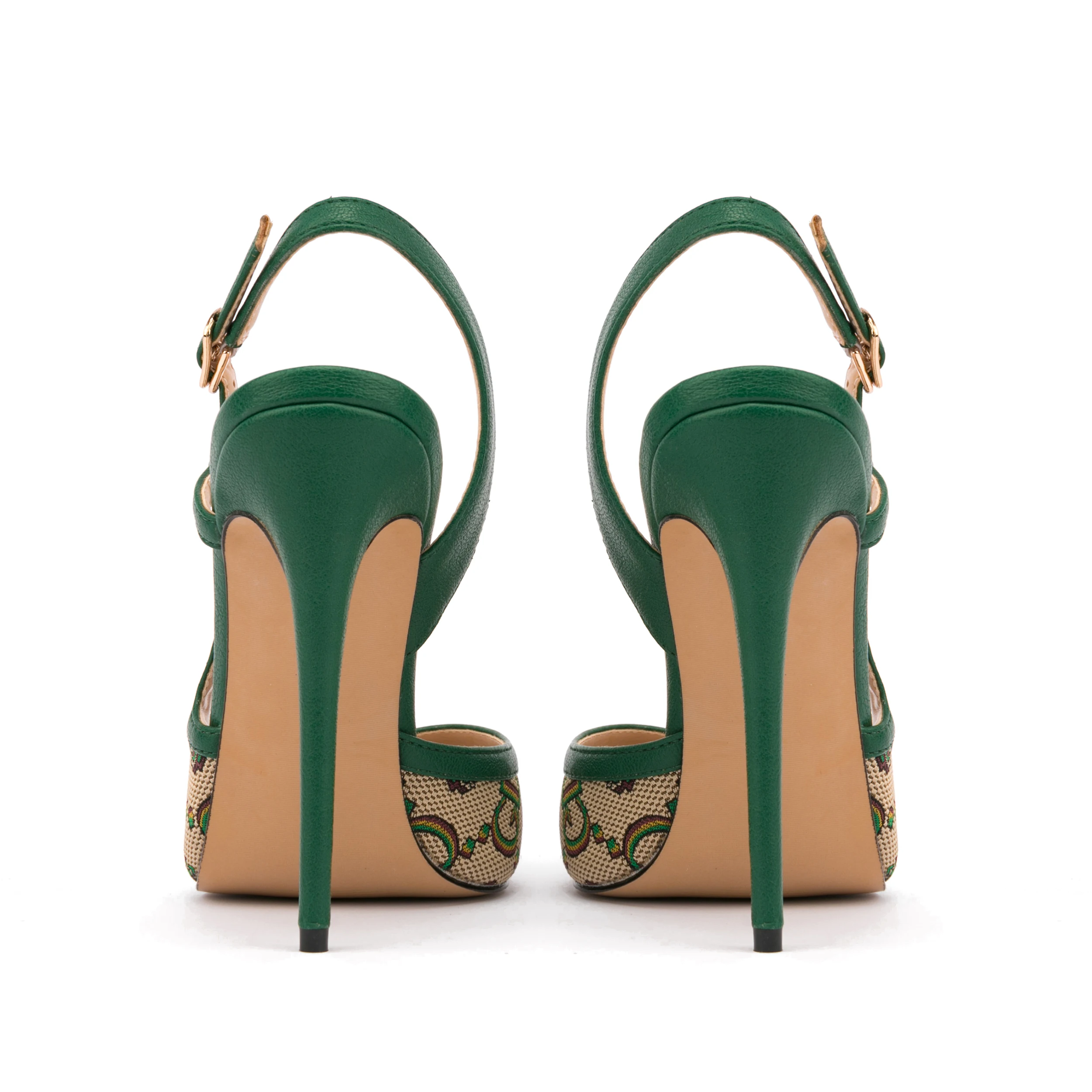 Designer Spring Sling Back Heel Shoes Women's Shoes Heel Pointed Toe ...