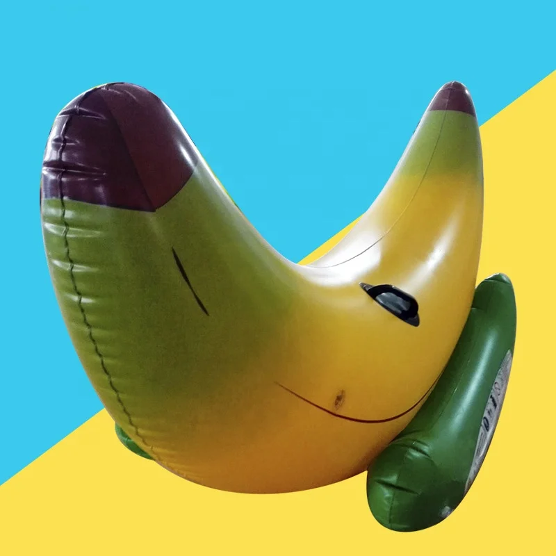 Children Adult Swimming Pool Floating Mat Inflatable Banana Shape