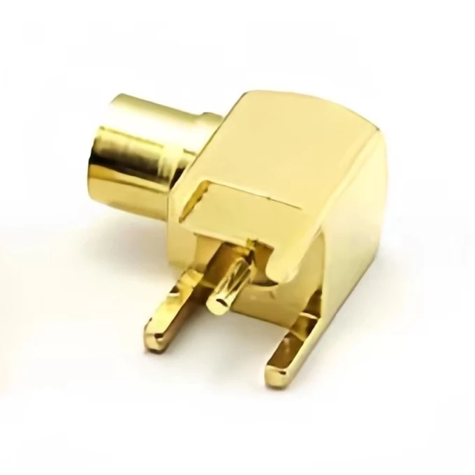 MCX Right Angle Female Jack Crimp Coaxial Connector for RG316 RG174 Cable