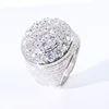White-silver-moissanite