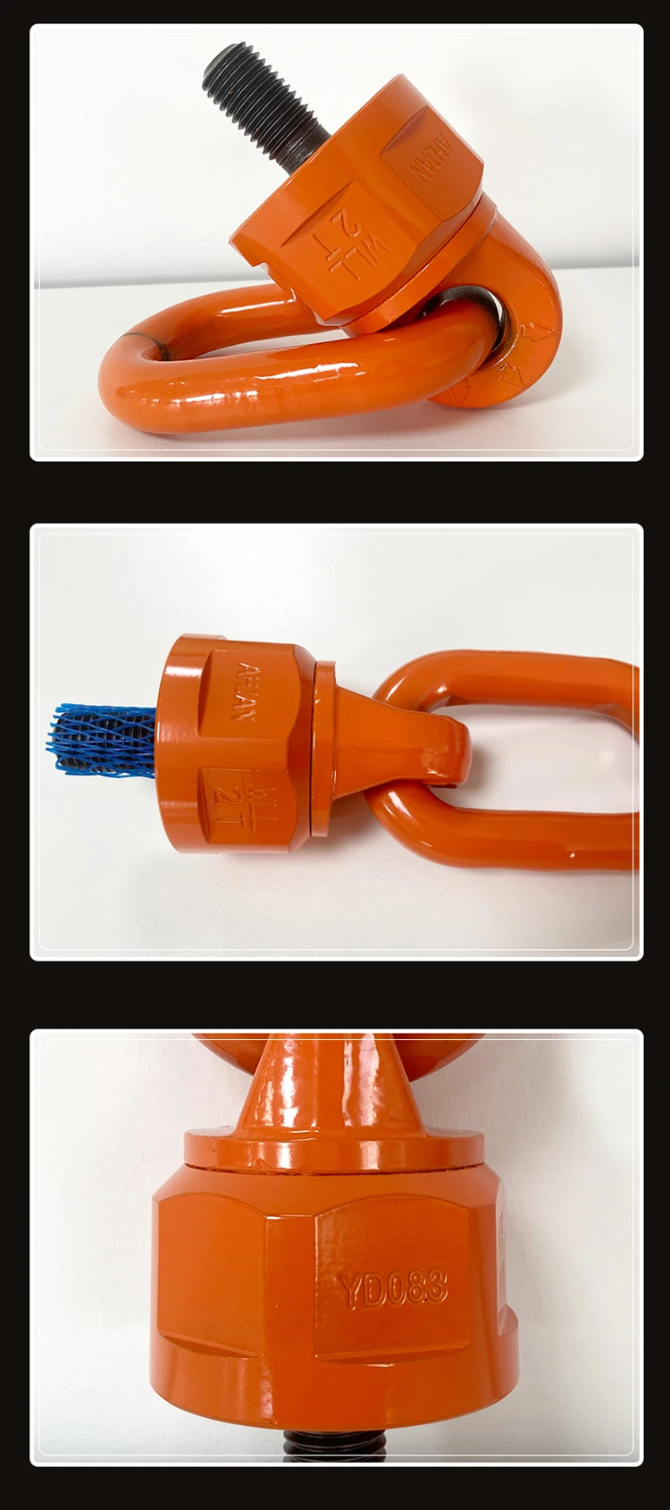 Free Samples Rud Swivel Lifting Hoist Rings / Rope Lifting Ring With