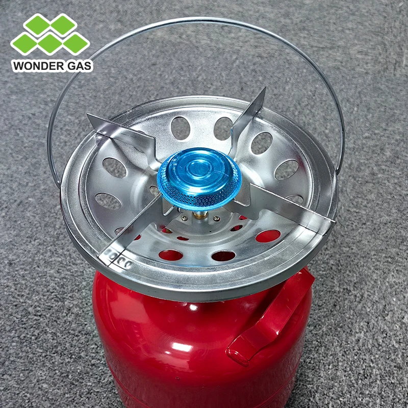 Factory Price Industrial Single Burner Gas Stove With Cylinder Price LPG Gas Cylinder 3kg 5kg Propane Gas Cylinder