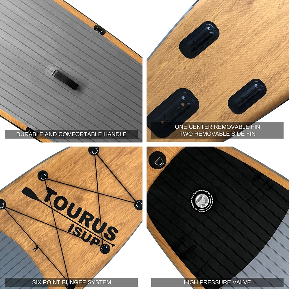 Оптовая продажа новый дизайн деревянная надувная доска isup из