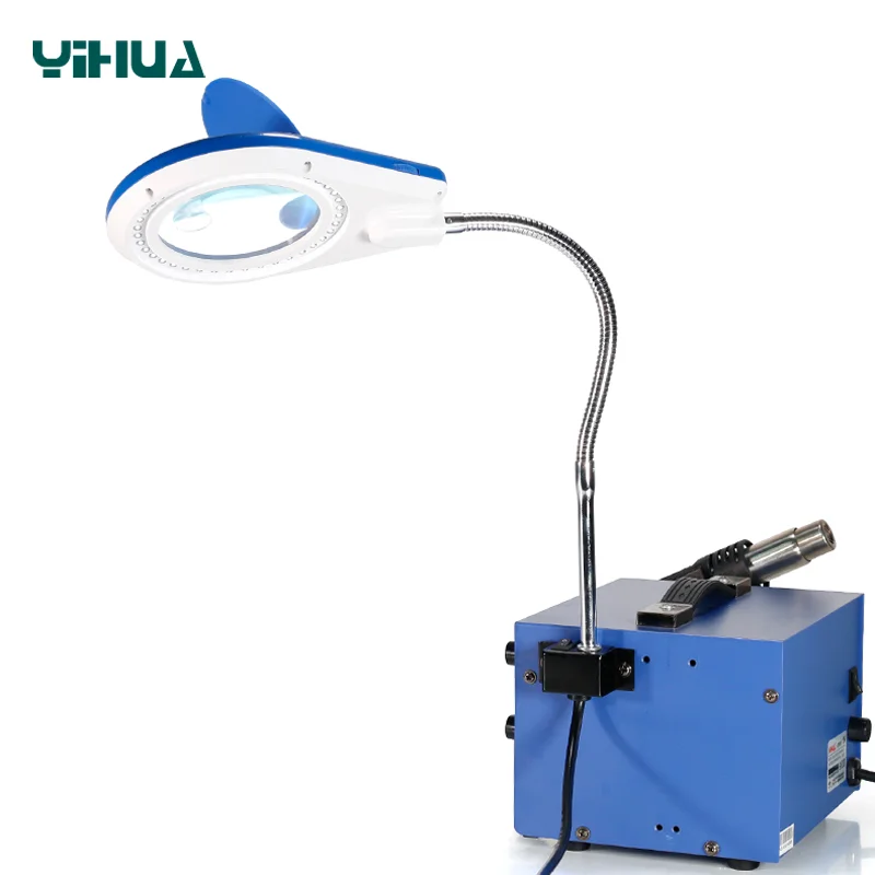 LED Magnifying Lamp 628A Soldering Desoldering Helping Fixtures Circuit Tools Illumination Magnifying Lamp