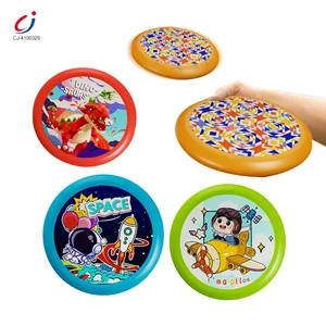 Chengji Silicone Flying Disks 22 cm Kids Camping Games Soft Rubber Cartoon Sports Outdoor Toy Small Flying Saucer
