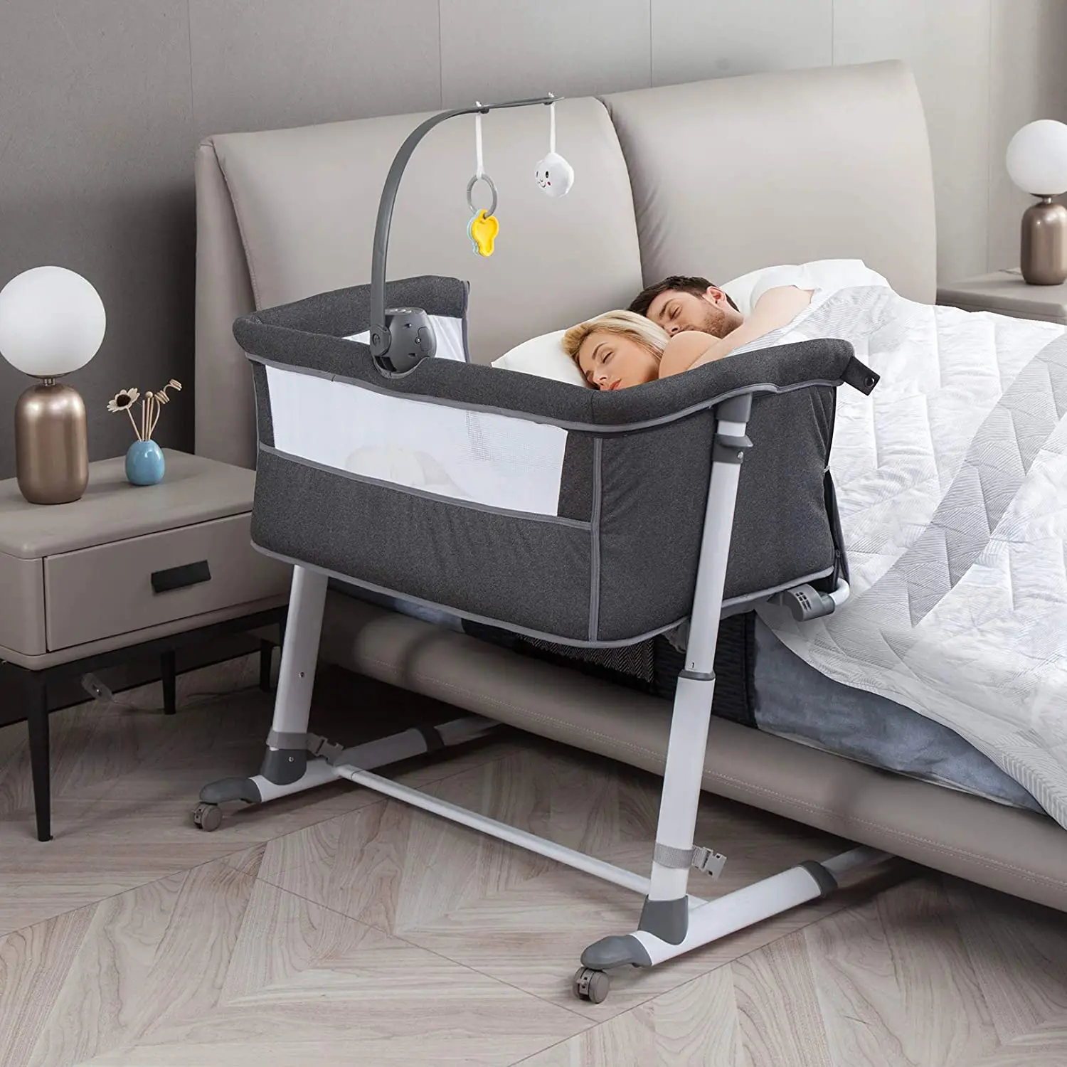 Meow best sale bedside crib