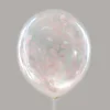 palloncino coriandoli rosa chiaro