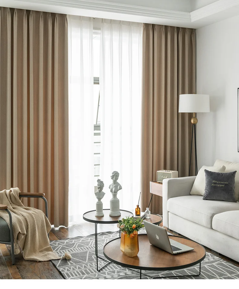 Alexa Motorized Electric Wifi Control Dark Color Blackout Hotel Curtains Vertical Shades Drapes Protect Privacy Curtains