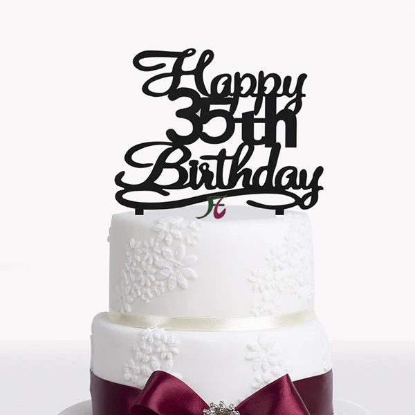Halawawa 35 & Fabulous Cake Topper, Happy 35th Birthday Party India | Ubuy