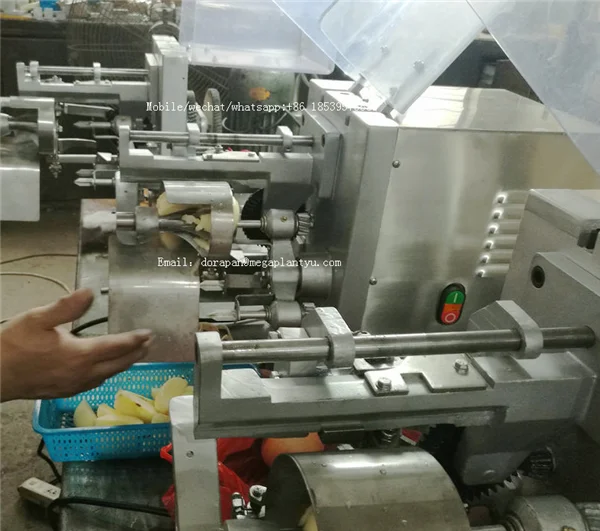 Apple Peeler Corer Slicer Cutter Machine Automatic Apple Slicing Skin Removing Coring Peeling Cutting Machine