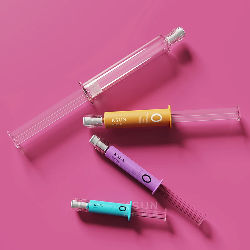 1ml 3ml Serum Packaging PS Serum Essence Disposable Cosmetic Syringe
