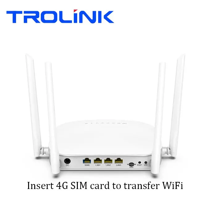 Trolink High Quality Convenience SIM Card WiFi Router 300Mpbs CPE WiFi Router for Home Ues - Image 2