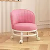 Rueda universal de plástico rosa