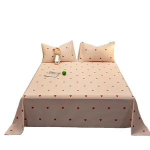 Factory Direct Wholesale Bedsheets Set 100% Cotton Fashion Beautiful Various Patterns Bedsheet Hot Sale Super Soft Bedsheets