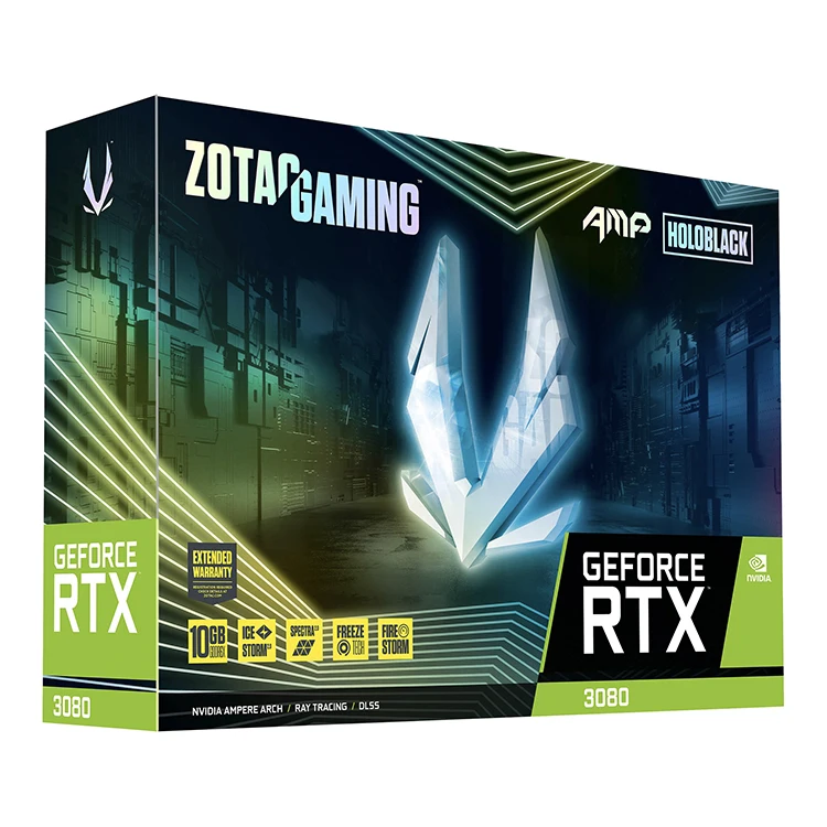 ZOTAC Gaming NVIDIA Geforce RTX 3080 AMP Holo Graphics Card