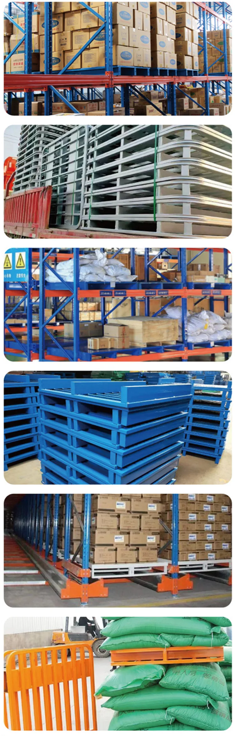 Galvanized Logistics Heavy Duty Warehouse Metal Euro Pallet Stacking ...