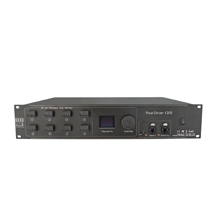 DMX512 Led Controller Power Supply Built in Dmx Artnet for Events Rental Stage