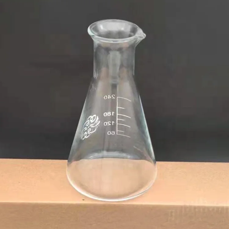 Labs Glassware Wide Neck Erlenmeyer Conical Flask With Spout