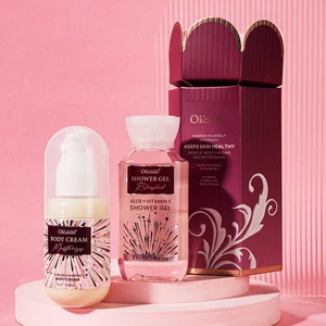 ODM OEM Romantic Luxury Woman Body Care Spa Body Cream/Shower Gels Bath Gift Set