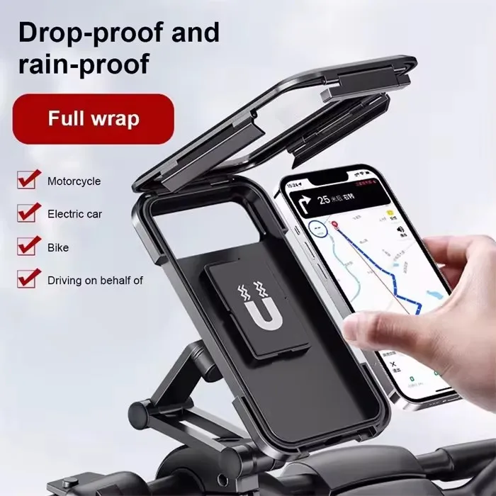 Universal Bicycle Holder 360 Adjustable Waterproof Touchscreen Bike Phone Mount_voghion.com