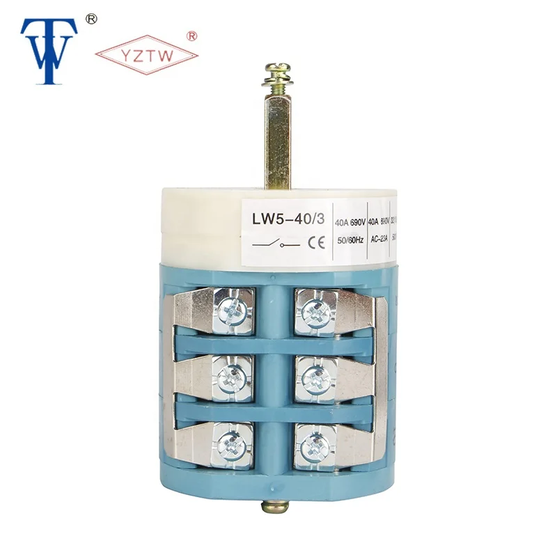 YZTW LW5D 40A Manual 40 Amp Changeover Switch 40A