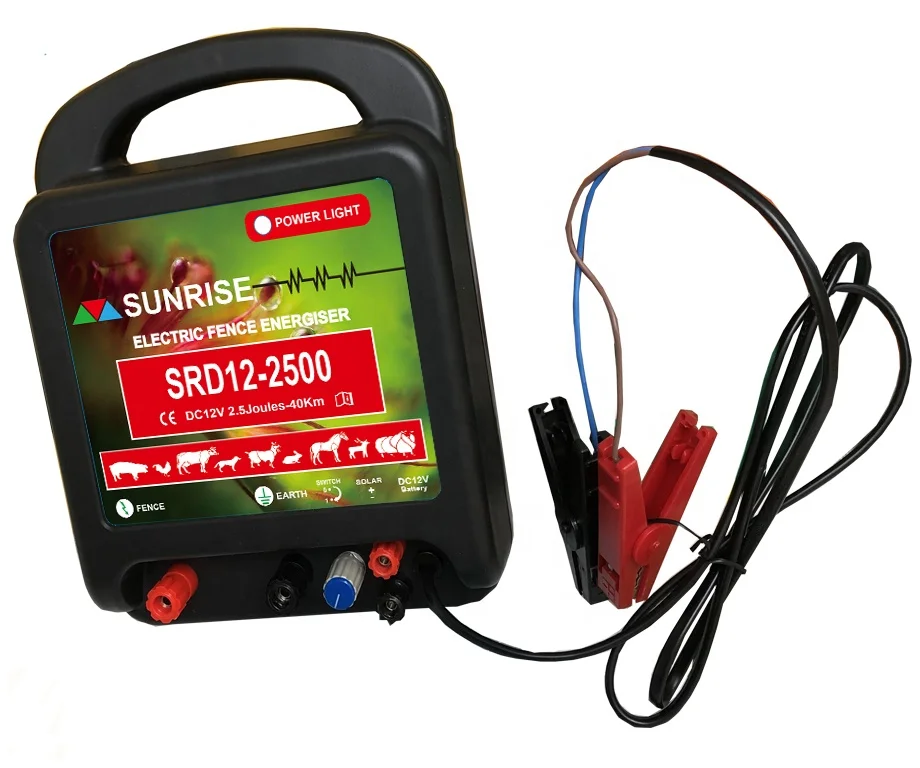 Recinzione Elettrica 1,5J Portata 10km - Impermeabile IP65, Alimentazione Rete/batteria/solare, Per Bestiame, Cavalli E Aziende Agricole