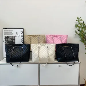 New Arrivals Large Size Tote Bag Zip Closure Luxury Bag Handbag PU Shoulder Bag Women's Large Capacity Tote Bag