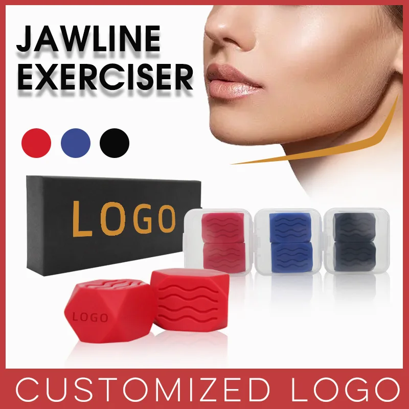 New Design 3resistance Levels Jawline Red Silicone Exerciser Exercise