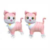 Gattino rosa con ruote