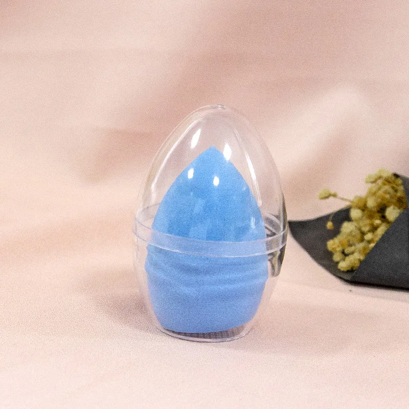 Косметическое яйцо Кокосовая Скорлупа с оливковым разрезом Косынка 1 штука A2 без латекса Гидрофильная ПУ Кокосовая оболочка водосберегающая боковая губка для макияжа