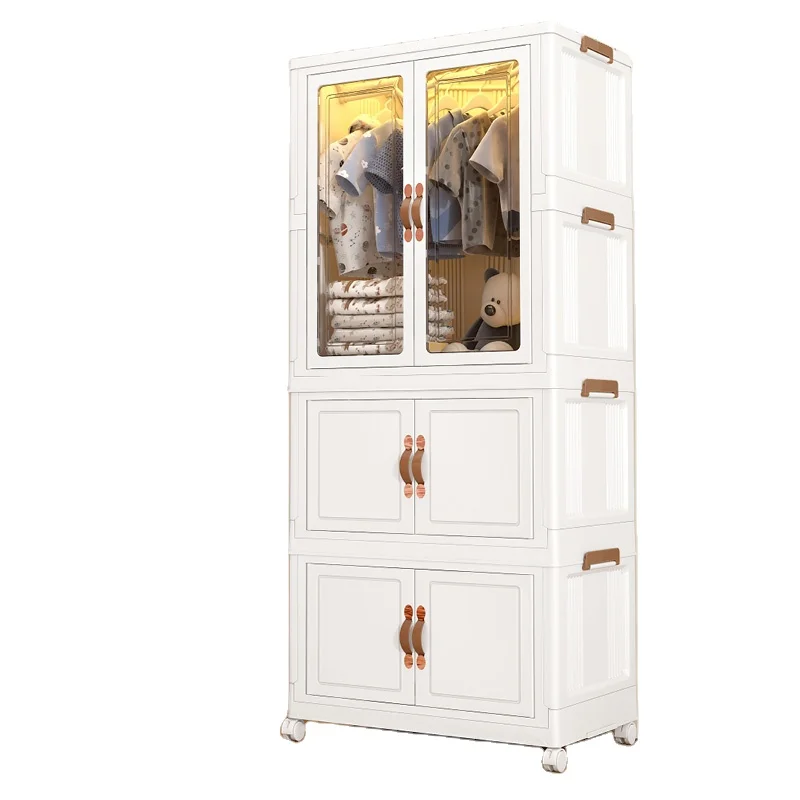 Editbar 5 Stück Kleiderschrank Kleidung Organizer, Faltbare Schubladen