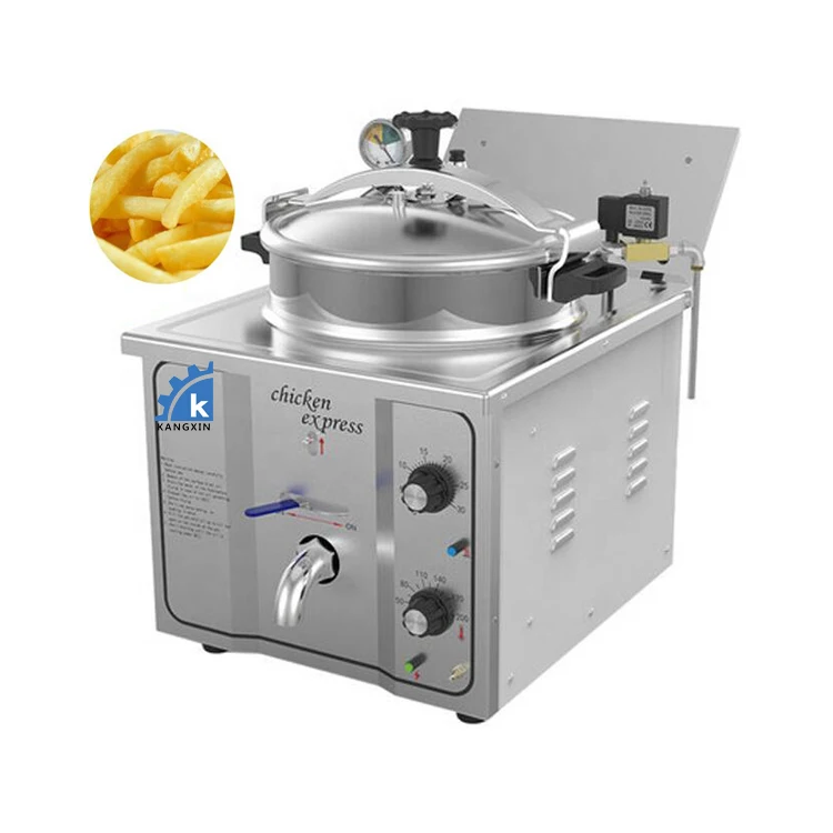 Countertop pressure outlet fryer