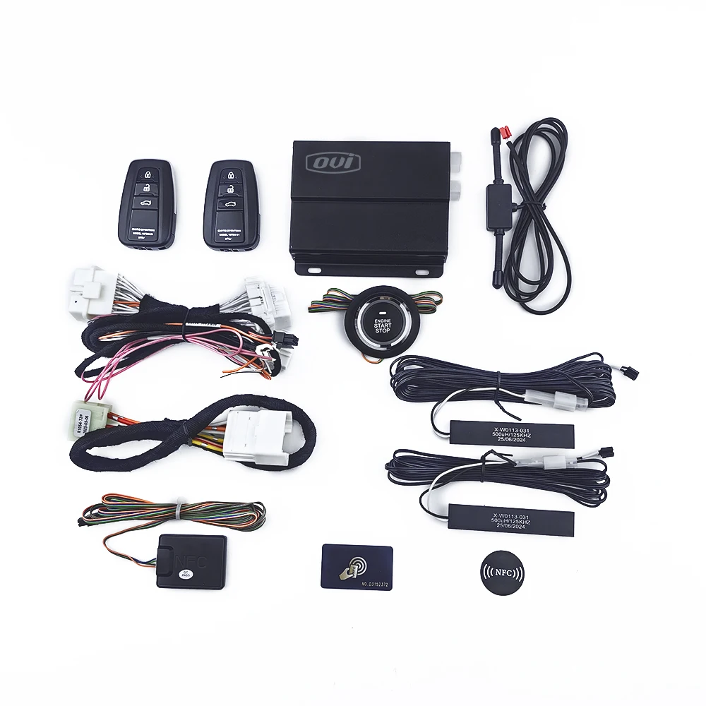 Central Locking Keyless Remote Start With Engine Push Button Start OBD for Toyota Prado
