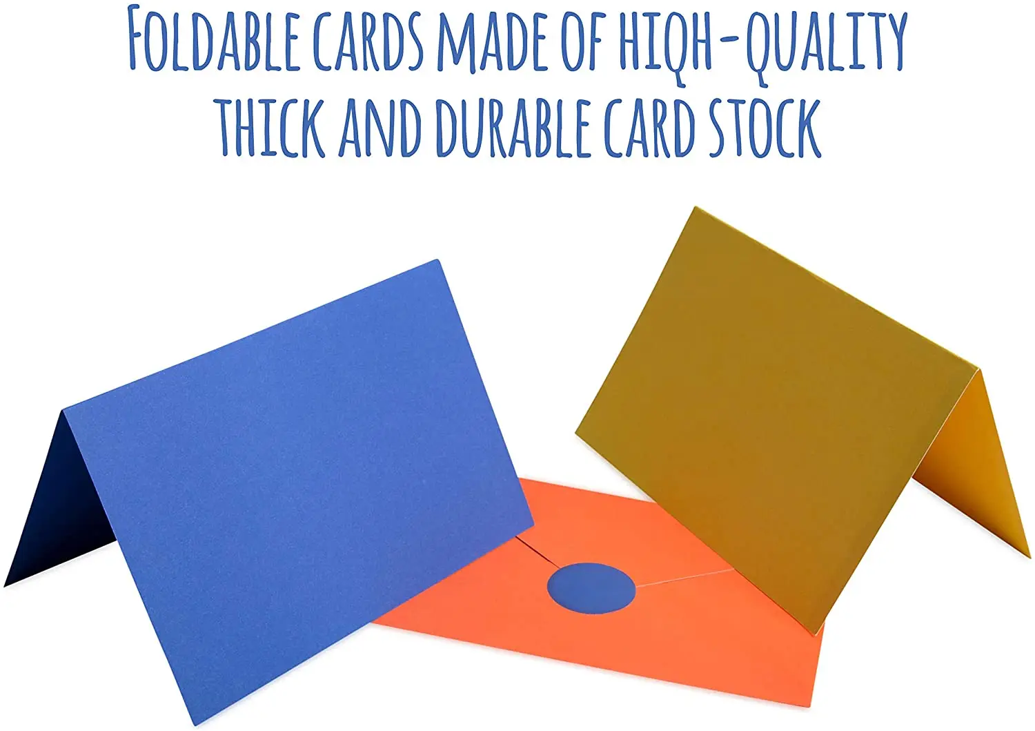 Custom 120 Luxury Blank Cards with Envelopes and Stickers Bulk Boxed Set of All Occasions Colored Notecards