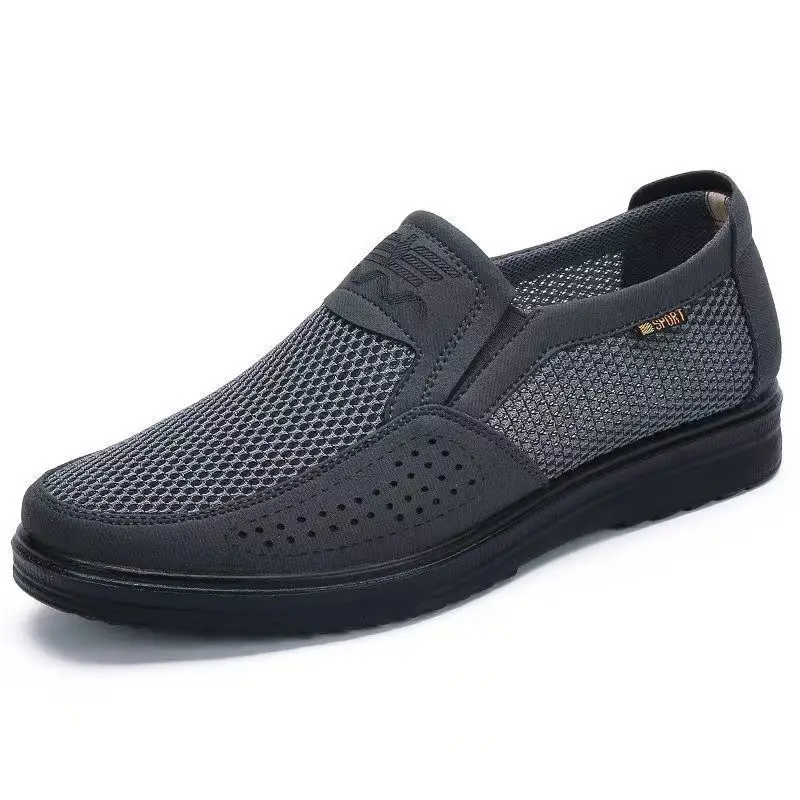 Soft PU sole mesh upper extra large size Men's lightweight summer ...