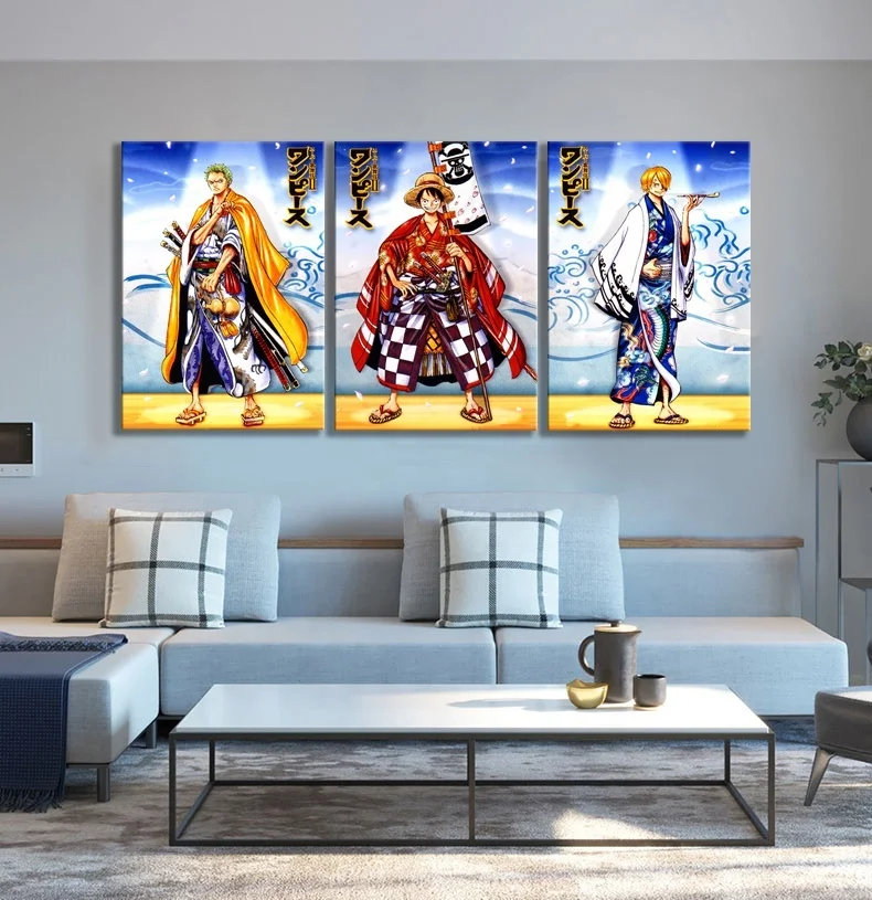 3pcs Luffy&sabo&ace Anime Characters Picture One Piece Anime Poster Fan Art  Canvas Oil Painting Wall Art Living Room Wall Decor - Buy Oil Painting,Wall  Decor,Luffy&sabo&ace Poster Product on 