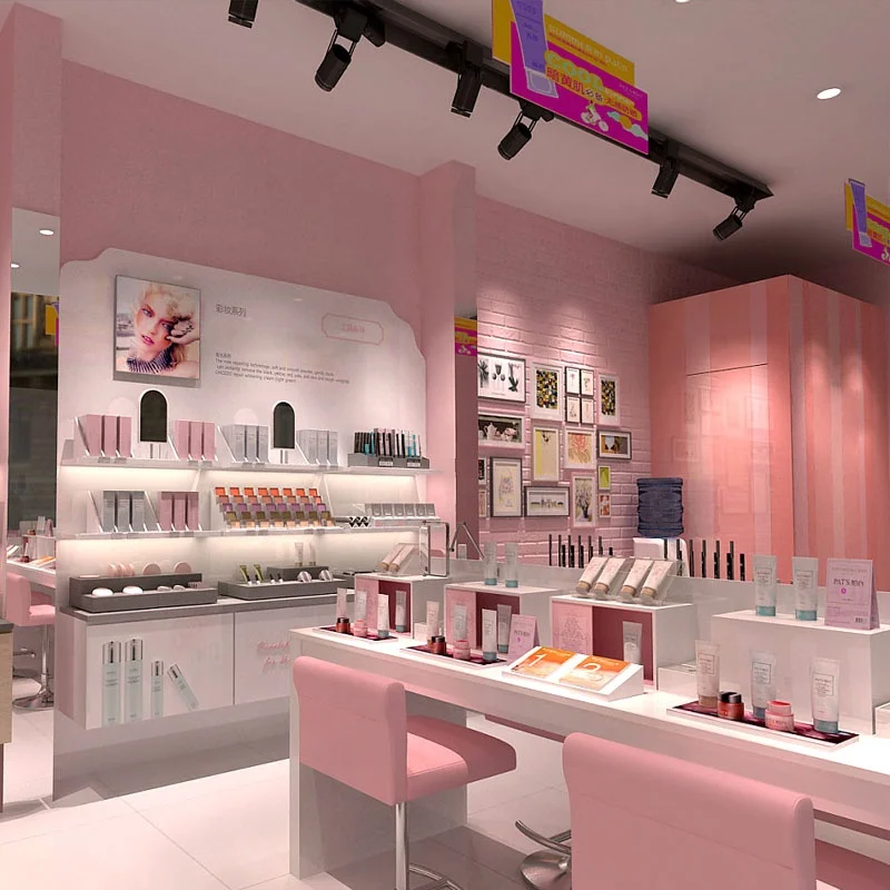 Customized Boutique Vitrine Perfume Showcase For Interior Design ...