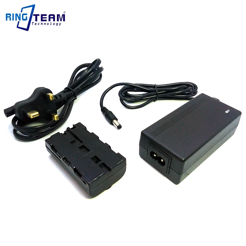 8V AC Power Adapter Plus NP-F550 Dummy Battery Decode NP-F970 F750 F570 for Sony HVR-M10P, HVR-M10U, HVR-V1E V1 factory