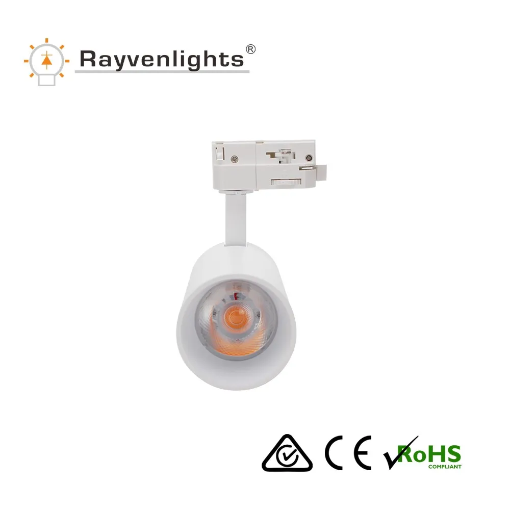 Сертификат CE Rohs Трековый светильник 10 Вт светодиодный COB гарантия 3 года
