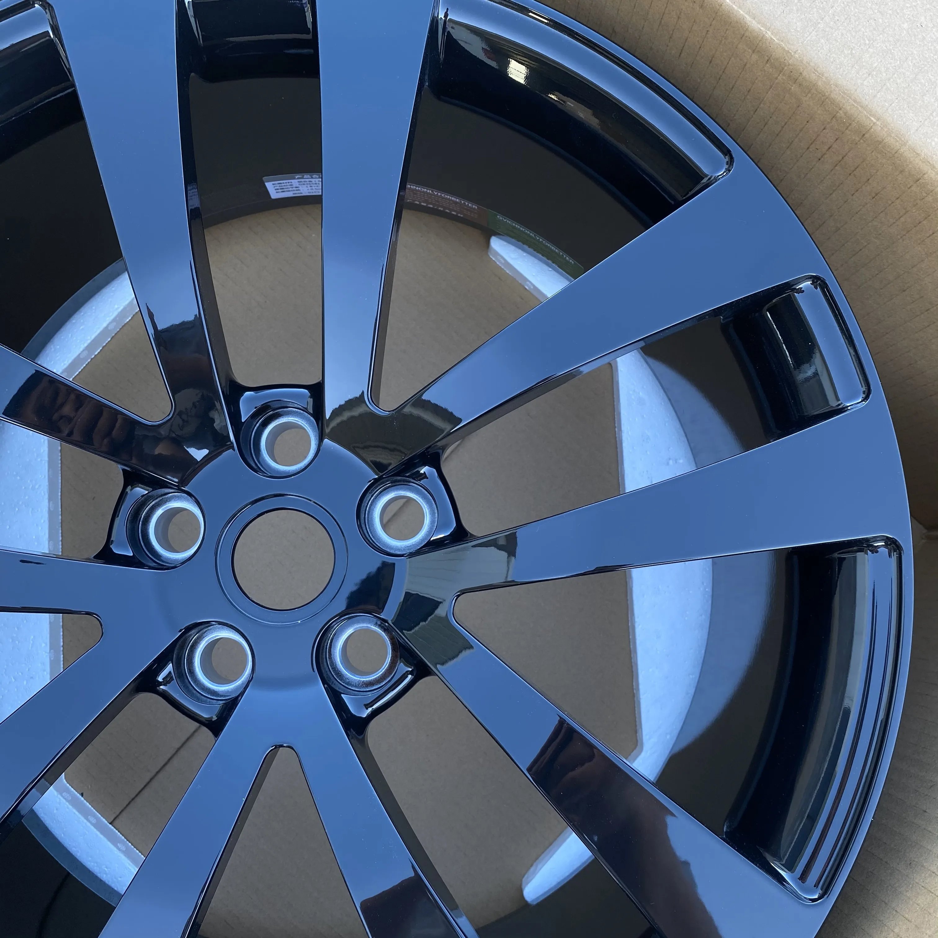 GVICHN multi spoke gloss black forged wheels 16 - 26 inch aluminum alloy rims 5x112 5x114.3 5x120 wheel hub